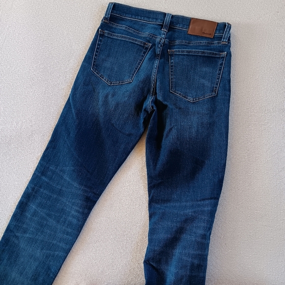 Madewell Men's Straight Jeans - Dark Blue - Picture 6 of 11